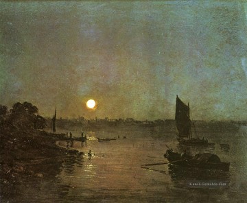  romantische - Moonlight A Stody bei Millbank romantische Turner